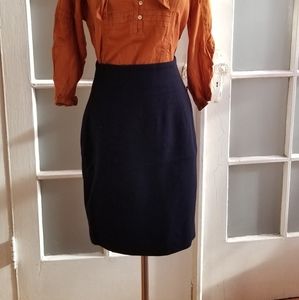Navy skirt